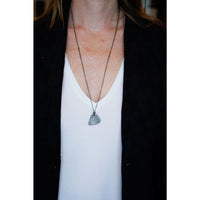SILVER HAMMERED GUITAR PICK - Rock and Jewel