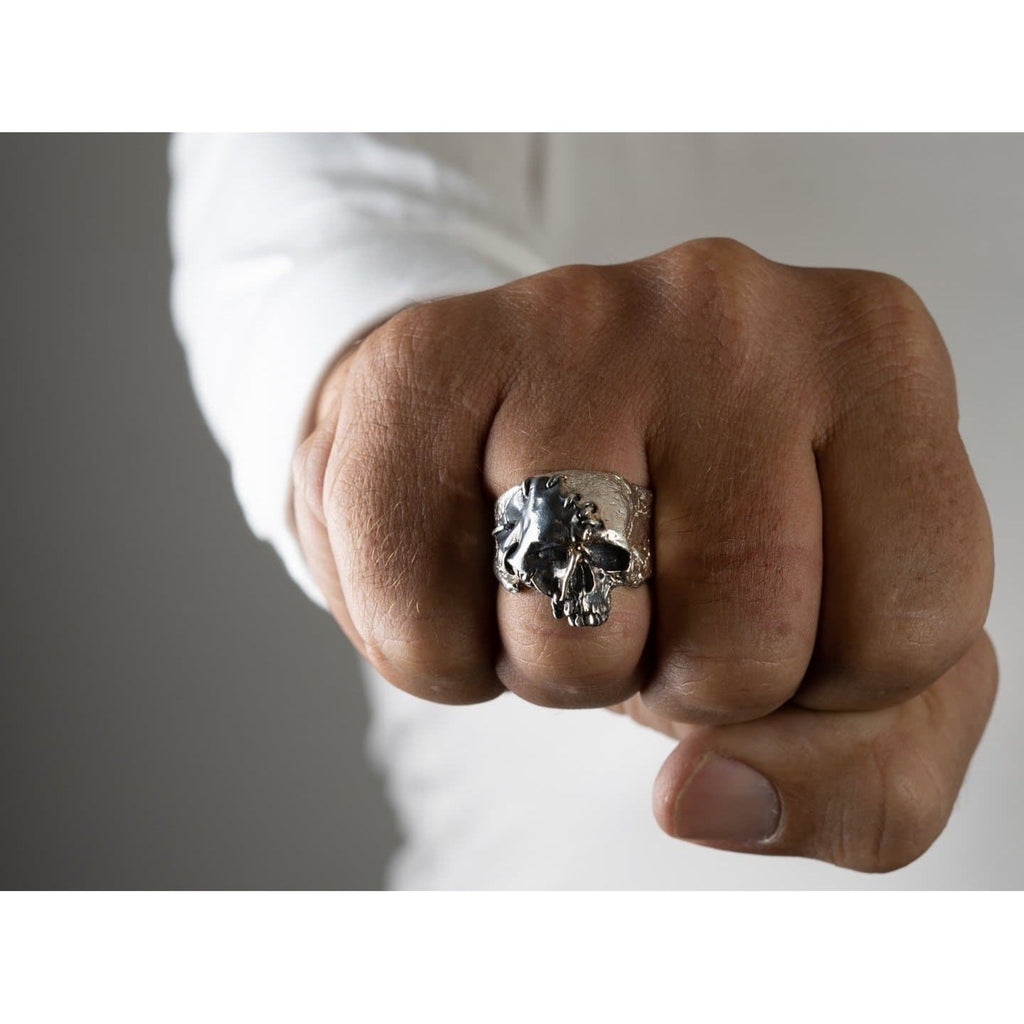 SILVER PHANTOM SKULL - Rock and Jewel