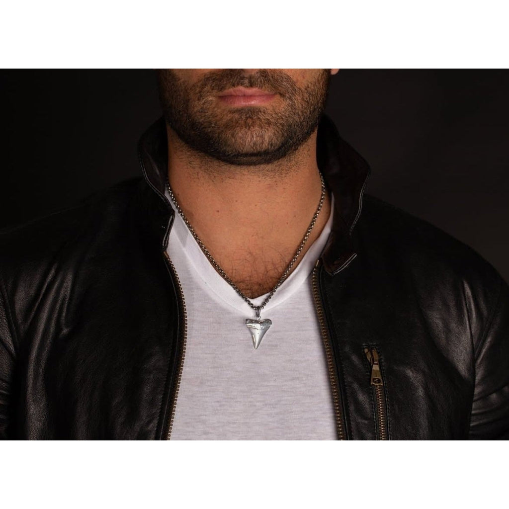 SILVER SHARK TOOTH - Rock and Jewel