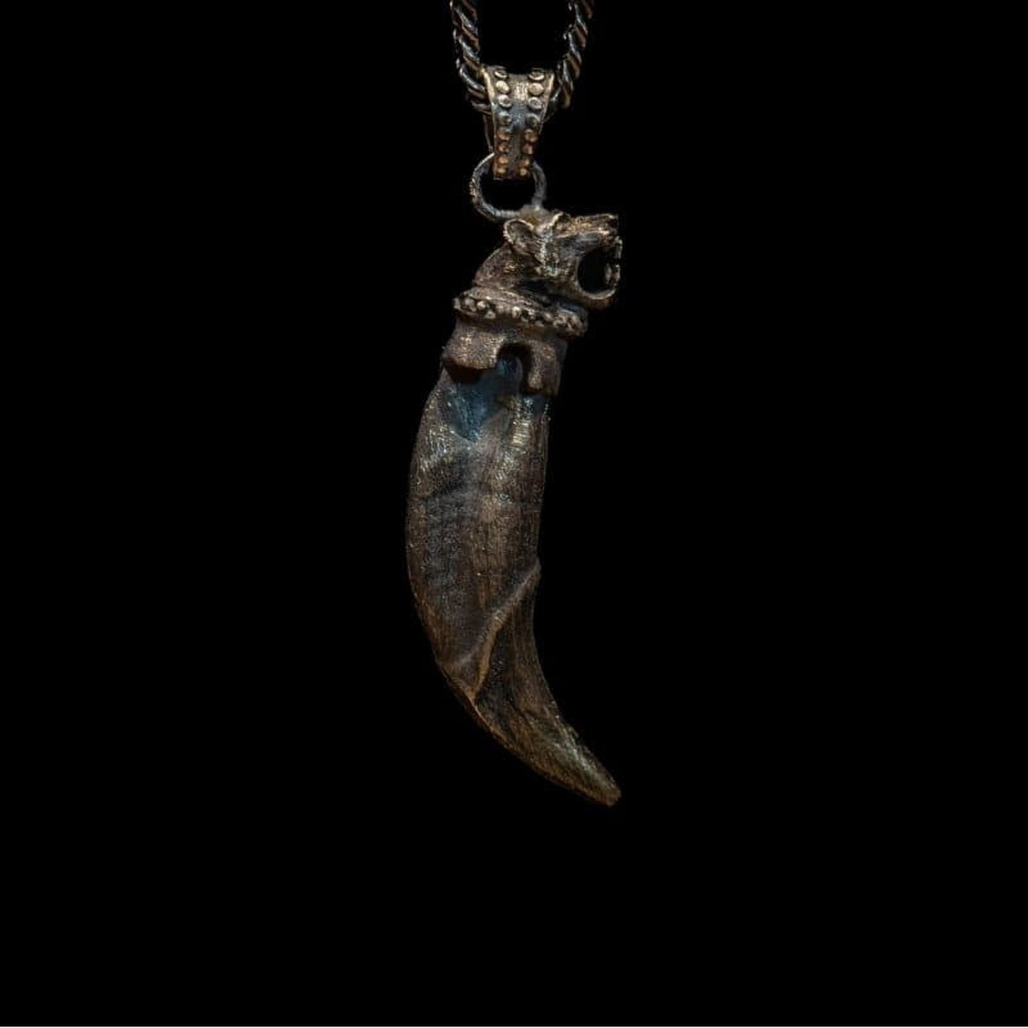 SILVER WILD PANTHER TUSK - Rock and Jewel