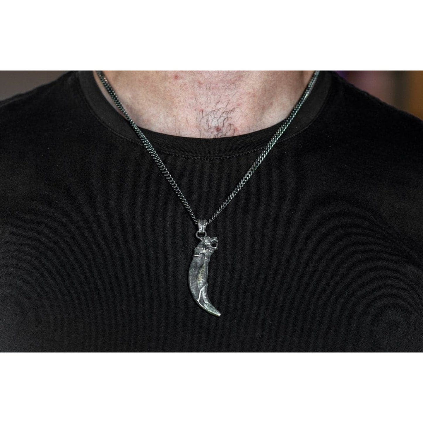 SILVER WILD PANTHER TUSK - Rock and Jewel