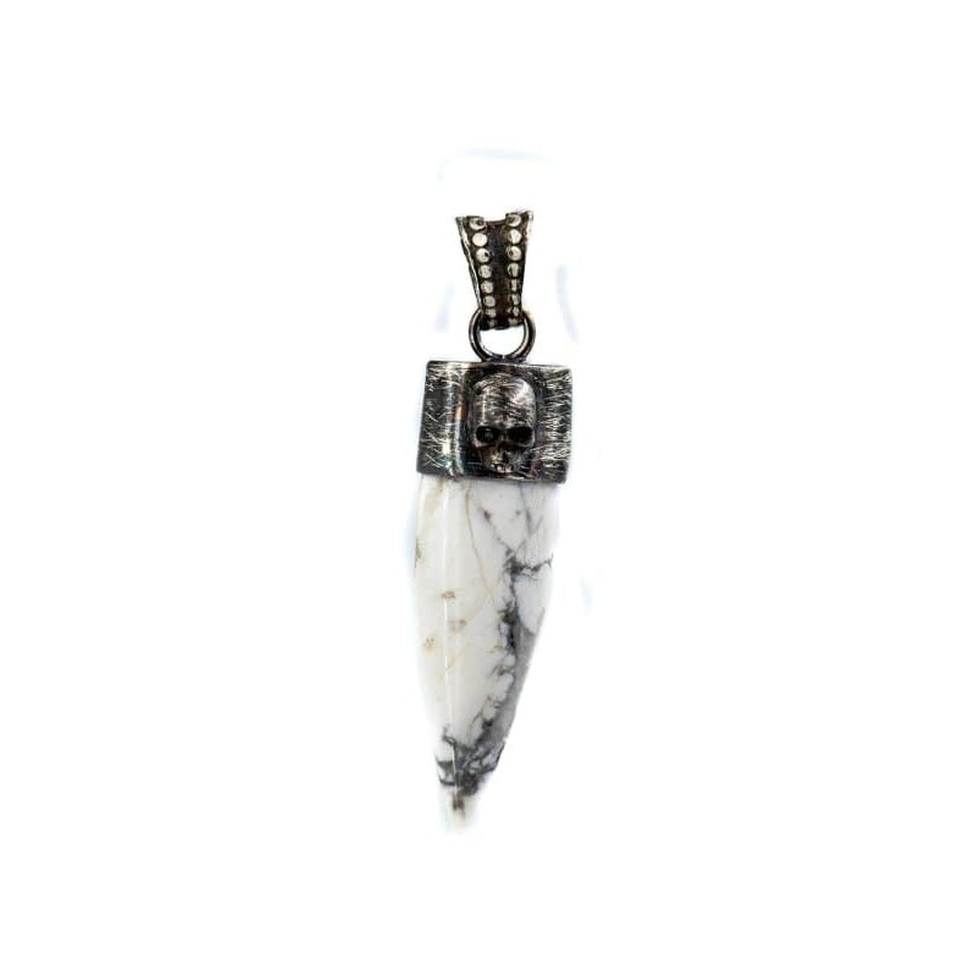 SKULL HORN WHITE AGATHA