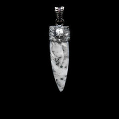 SKULL HORN WHITE AGATHA