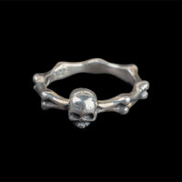 SKULL JOE BONE RING - Rock and Jewel