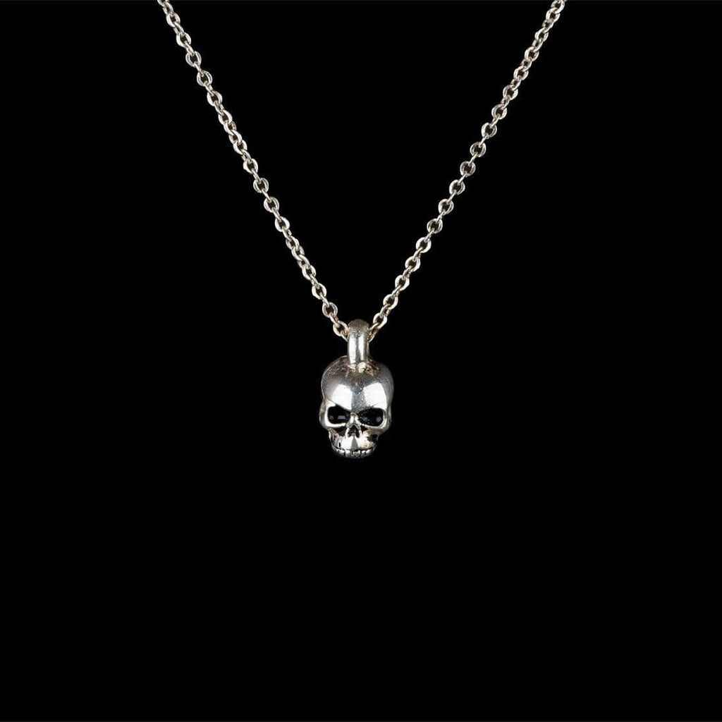 SKULL JOE CHARM NECKLACE - Rock and Jewel