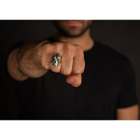SKULL JOE MEDIUM RING - Rock and Jewel