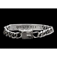 SKULL PLAQUE BRACELET - Rock and Jewel