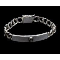 SKULL PLAQUE BRACELET - Rock and Jewel