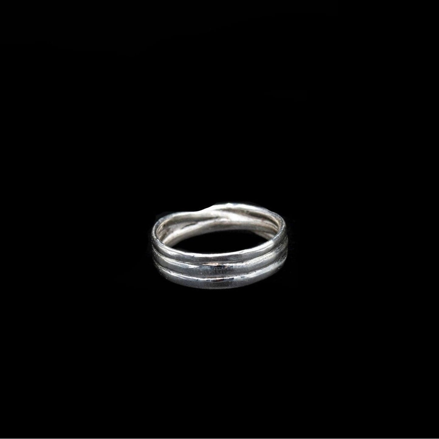 SMALL CABLE RING - Rock and Jewel