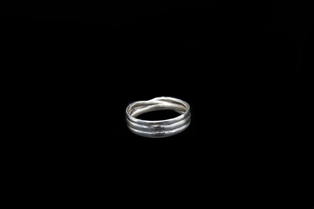 SMALL CABLE RING - Rock and Jewel