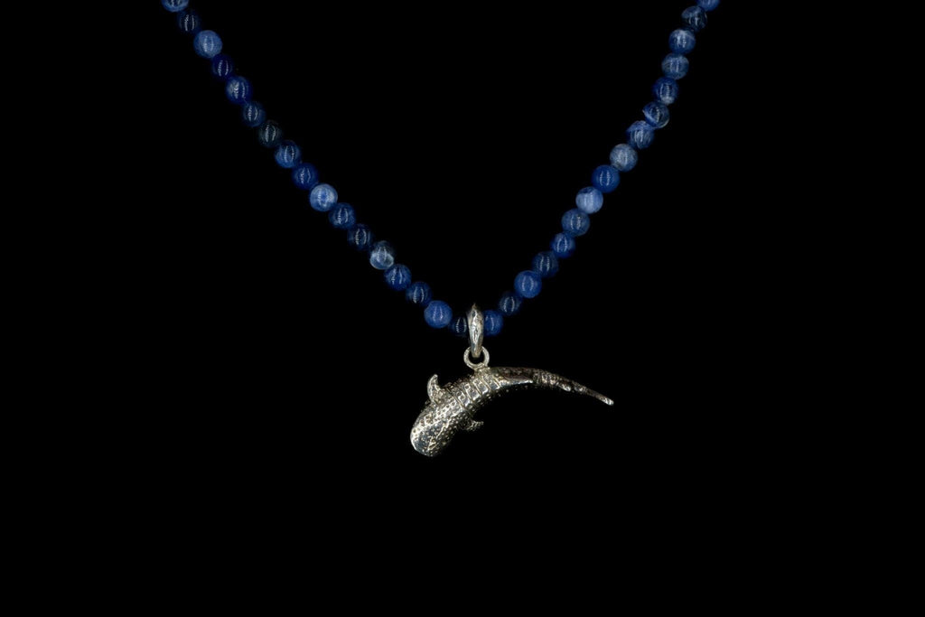 SODALITE WHALE SHARK NECKLACE - Rock and Jewel