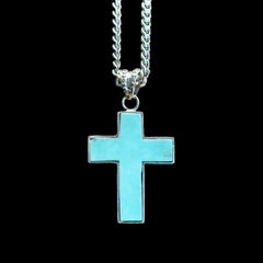 STONE CROSS TURQUESA