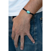 STONE LEATHER BRACELET - Rock and Jewel