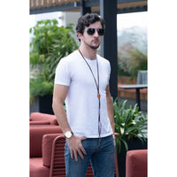 STONE LEATHER NECKLACE - Rock and Jewel