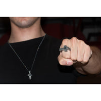 STRIPE CRUZ RING - Rock and Jewel