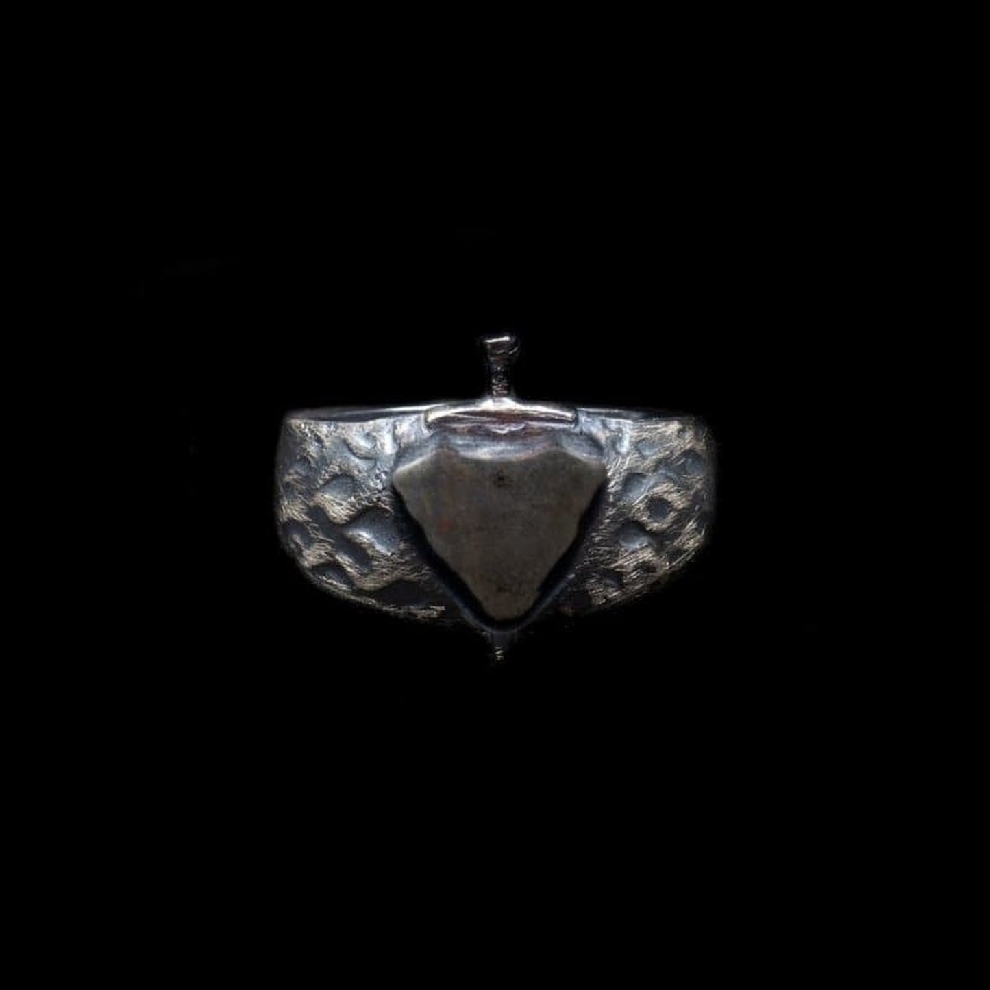 SWORD HEART FLAMES RING - Rock and Jewel