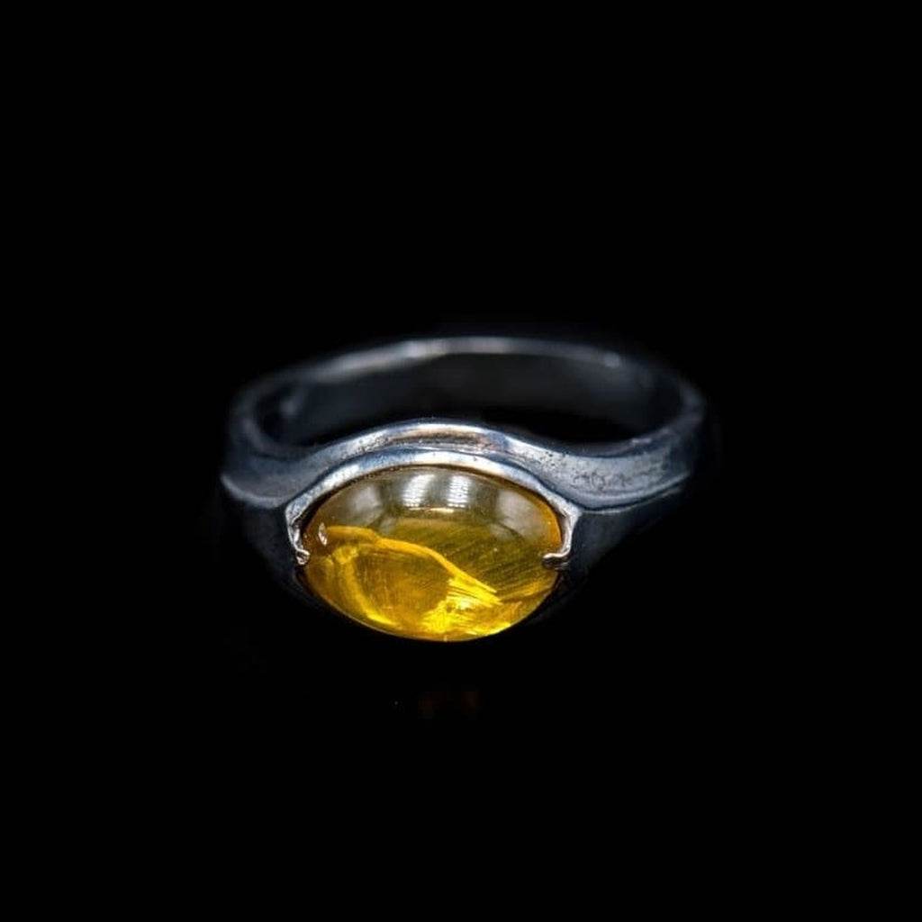 VINTAGE RING AMBAR - Rock and Jewel