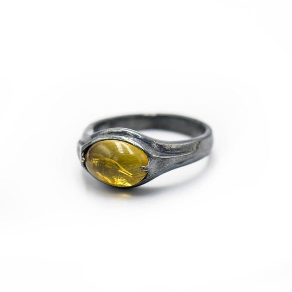VINTAGE RING AMBAR - Rock and Jewel