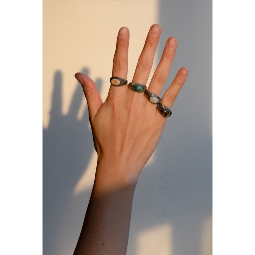 W OJO DE TIGRE EYE RING - Rock and Jewel