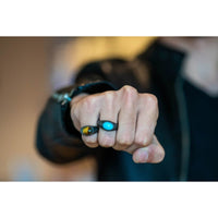 W TURQUESA F EYE RING - Rock and Jewel