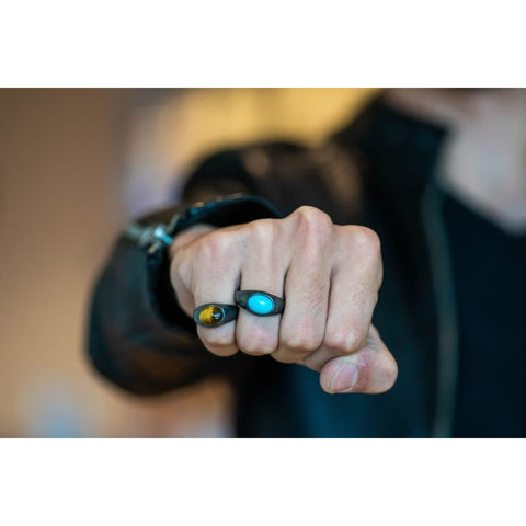 W TURQUESA F EYE RING