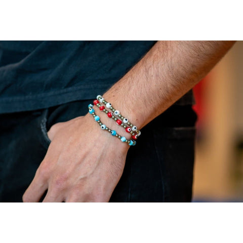 WHITE EYE BEADS