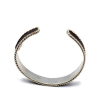 WINE STINGRAY SKIN CUFF WIDE - Rock and Jewel